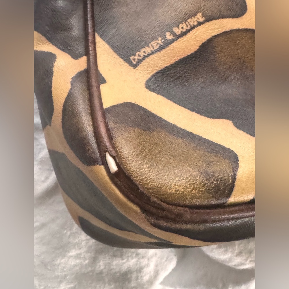 Dooney & Bourke Giraffe Print Shoulder Bag - Picture 11 of 12